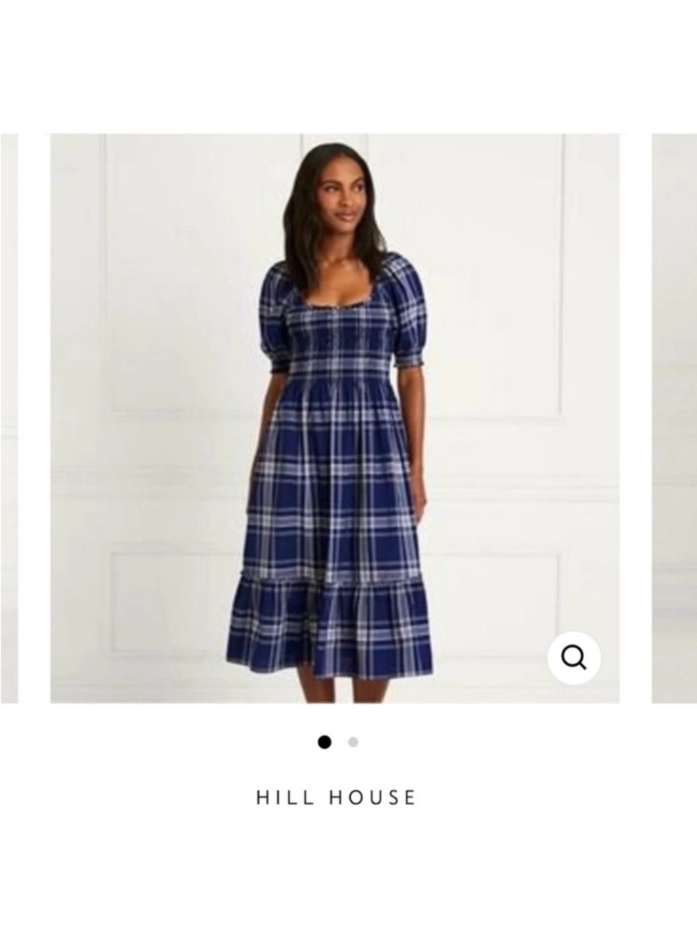 Hill House Blue Plaid Nap Dress